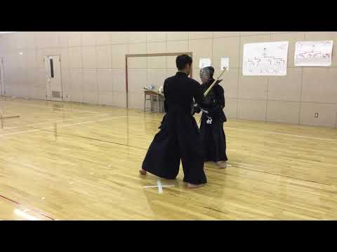 崩して引き面