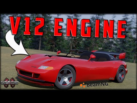 Building A V12 Supercar!! Automation - BeamNG