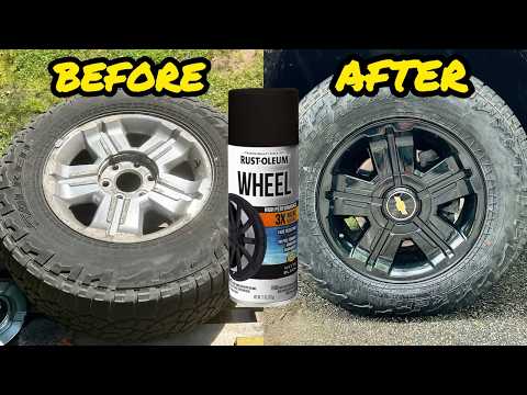 TRANSFORM YOUR RIDE FOR $8.00! D.I.Y HOW-TO WHEEL PAINT @RustOleumAutomotive @RustOleumBrands