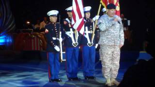 Danny Santiago Singing at Ringling Bros and Barnum and Bailey Illuscination