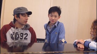 Download lagu Chenle Zhong rehearsing  '龙月情缘' (El romance del dragón) with songwriter Ezechiel Palmieri (2014) mp3