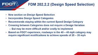 2025 Updates to FDM 202