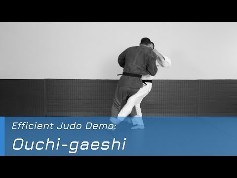 Ouchi-gaeshi - Demo — judo technique demonstration