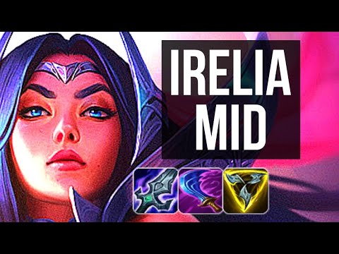 IRELIA vs KATARINA (MID) | Rank 4 Irelia, 18/2/12, Rank 8, Legendary | BR Challenger | v10.23