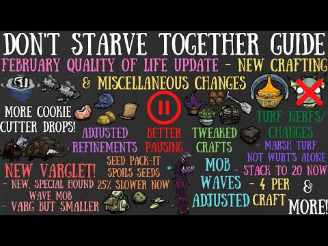 Crafting/Miscellaneous Changes [BETA] - Don't Starve Together Guide - March Quality Of Life
