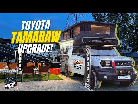 TOYOTA TAMARAW HILUX, POP UP CAMPER. ITO ANG BEST UPGRADE | ALFRED WATERMAX