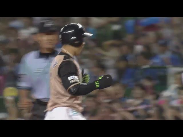 【7回表】巧みなバットさばき!! ファイターズ・近藤のタイムリーヒットで同点に追いつく!! 2018/8/17 L-F