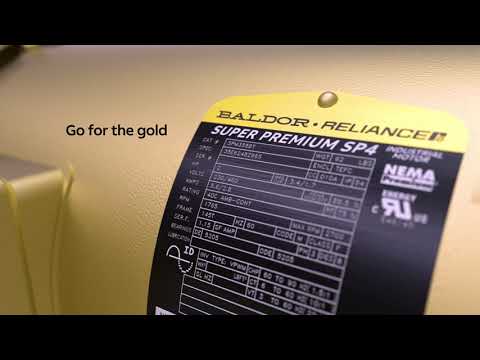 Now available - Baldor-Reliance SP4 (NEMA Super Premium)