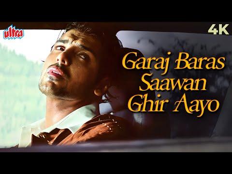 Garaj Baras Saawan Ghir Aayo 4K Song | Paap | John Abraham, Udita Goswami | Ajmat Ali