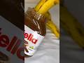 Banana In Nutella ASMR Satisfying Short Asmr Nutella Shorts Banana