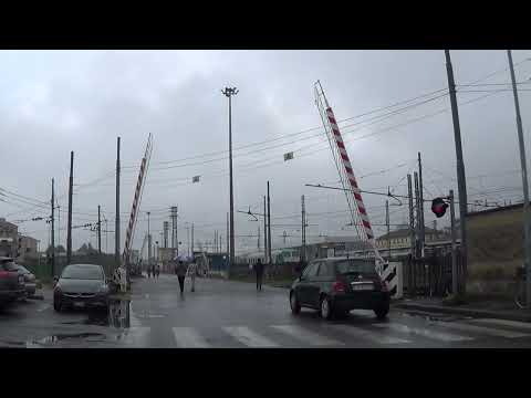 Passaggio a livello di via Leonardo Da Vinci (lato Torino) - Novara / Level crossing / Planovergang