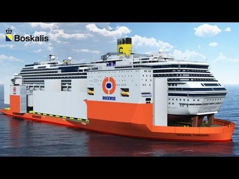 Spezialfirma Boskalis bringt "Costa Concordia" auf letzte Reise