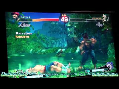 Shadowloo|ToXY [Akuma] vs HeavyWeapons [Sagat] 01 DEC 2011 Box Hill Timeout SSF4AE