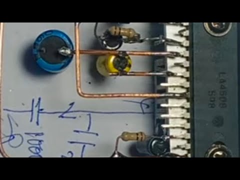 Video 136 # How to set up Amplifier# IC LA4508 (battery 12volt).