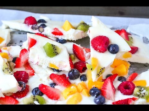 Frozen Yogurt Fruit Bark Recipe
