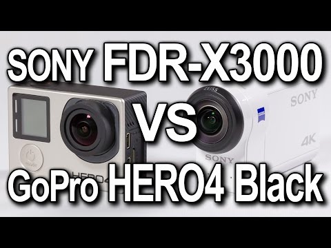 SONY FDR-X3000 vs GoPro HERO4 Black