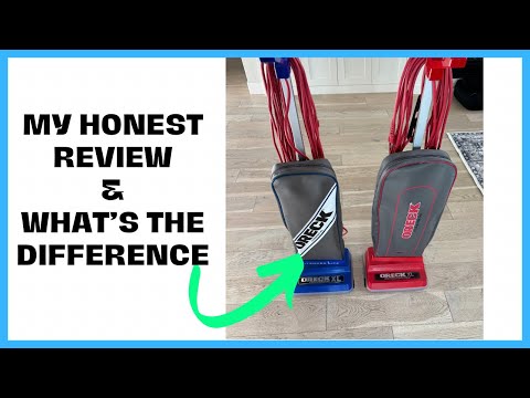 Blue & Red Oreck Commercial Vacuums What's The Difference?