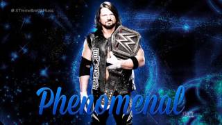 WWE: &quot;Phenomenal&quot; [iTunes Release] by CFO$ ► AJ Styles Theme Song