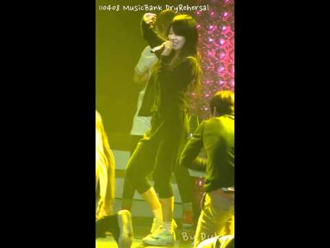[Fancam] 4Minute HyunAh - H2H @ MB Dry Rehearsal 110408