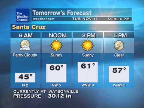 WeatherSTAR XL V3 for Santa Cruz, California