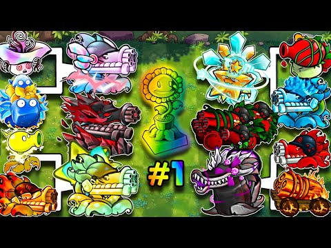 TOURNAMENT PVZ FUSION 2.3 ALL BEST ULTIMATE PLANTS: WHO WILL WIN? (*INSANE*)