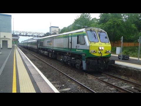 IE 201 Class loco 231 + Enterprise Train - Lisburn 12/6/15