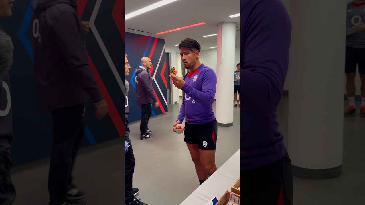 What’s on the England Rugby snack table? 💪