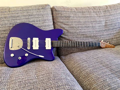 Gray Guitars Online Guitar Store: Skipper model in Royal Purple Metallic High Gloss Nitro