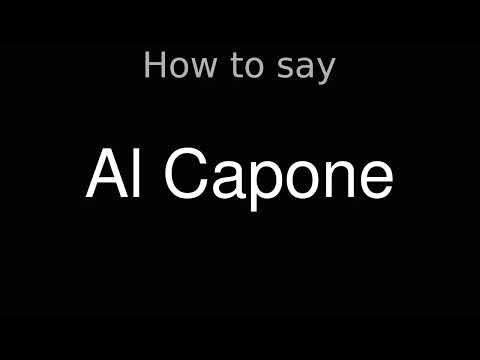 How to Pronounce correctly Al Capone (Movie)
