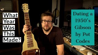 Video thumbnail for Dating a 1950's Gibson BR-9 Lap Steel by Zachari Smith