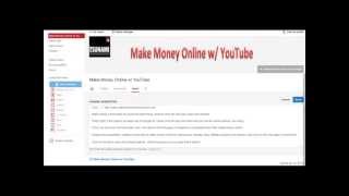 preview picture of video 'How to Make Money Online | Make Money Online with YouTube'