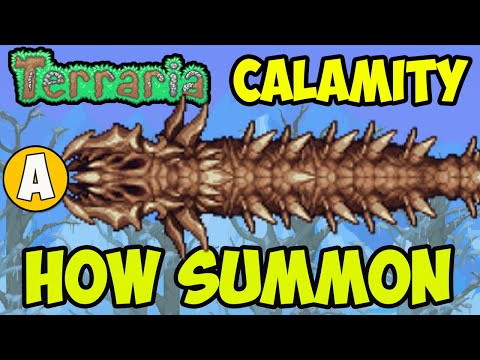 Terraria Calamity Mod 1.4.4.9 How To Summon Desert Scourge / Terraria how get Desert Scourge spawner