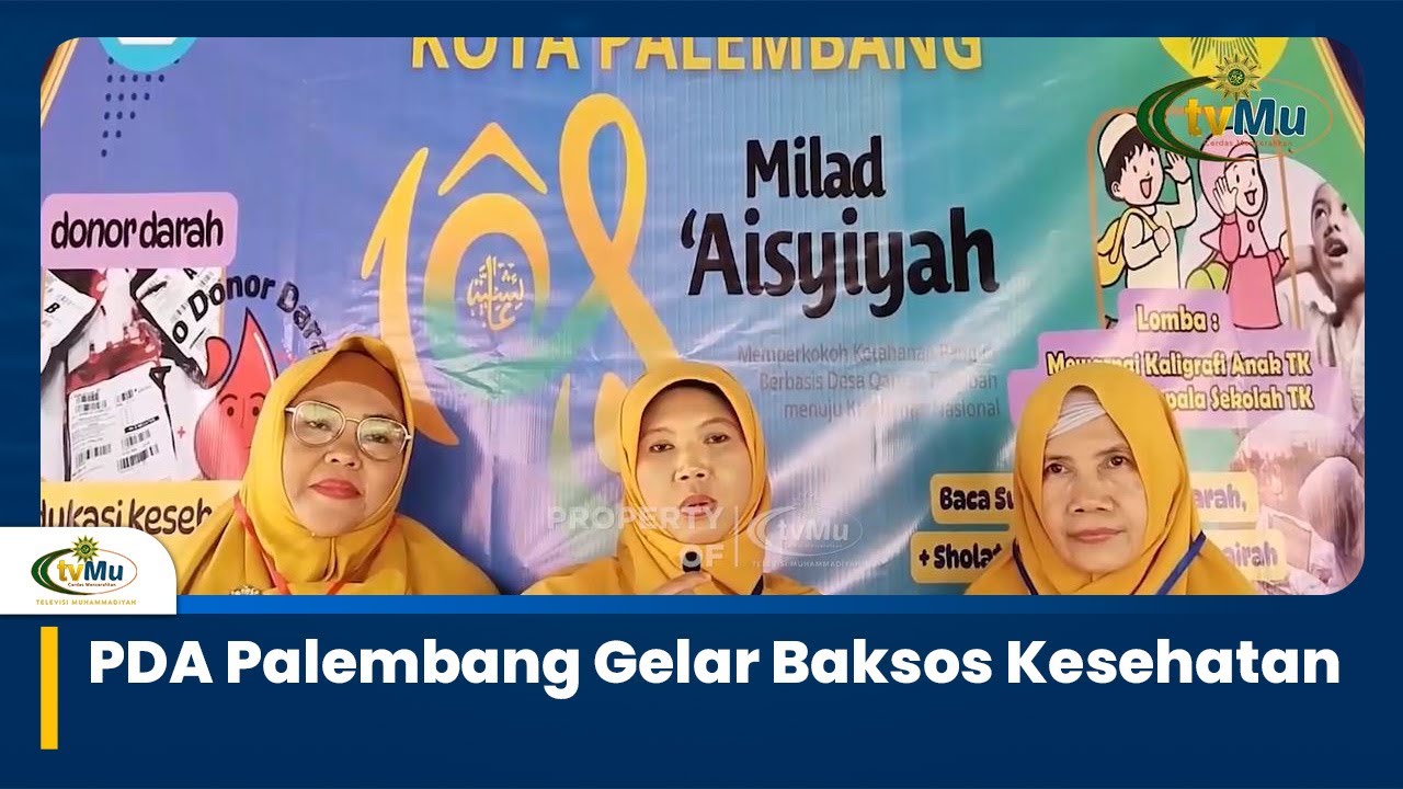 Peringati Milad ke-108, PDA Kota Palembang Adakan Kegiatan Sosial dan Edukatif