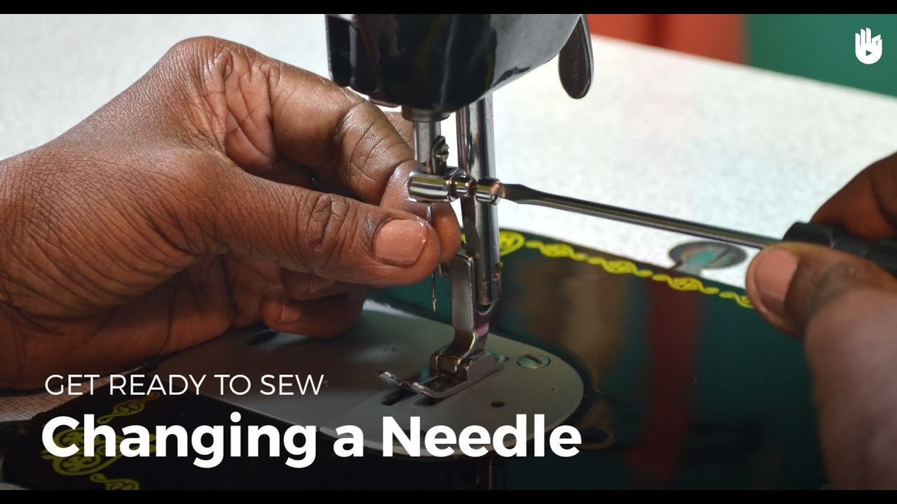 Changing the needle Sewing Machine Operator Sikana
