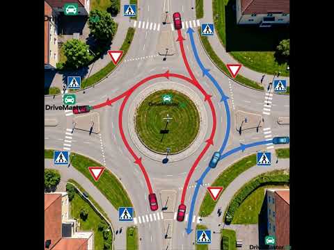 Så väljer du rätt körfält i en rondell