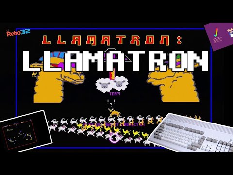 Llamatron  2112 - Amiga shareware -  Jeff Minter Llamasoft 1991 - Amiga 1200 (OSSC)