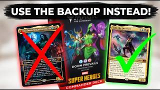 This Loki BACKUP COMMANDER IS INSANE! Upgrades for Doom Prevails | Marvel Super Heroes EDH Deck Tech