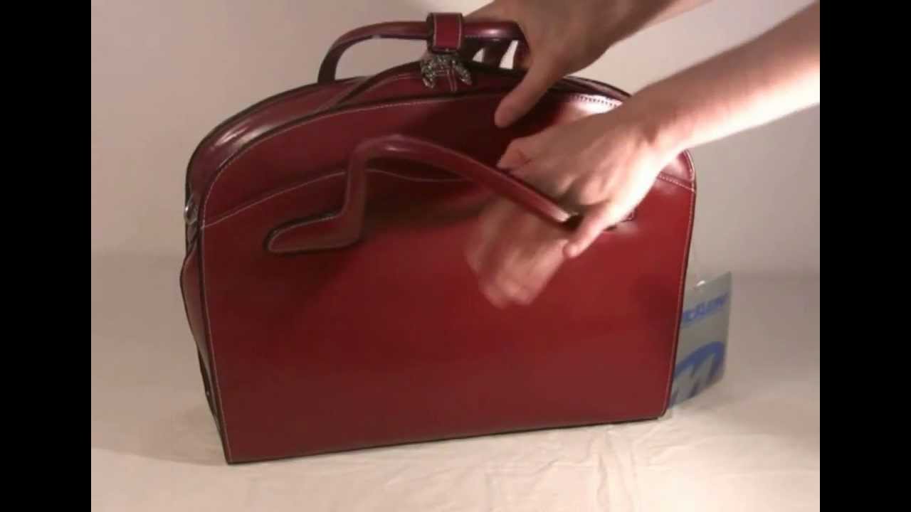 BARRINGTON 15,4 Red  Mcklein Torba damska na laptopa.