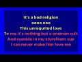 Frank Ocean Bad Religion Karaoke