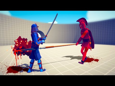 SAMURAI vs EVERY UNIT - Totally Accurate Battle Simulator TABS