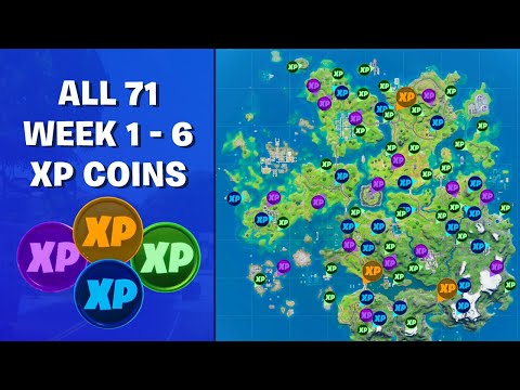 All 71 Week 1 to Week 6 XP Coin Locations in Fortnite Chapter 2 Season 3