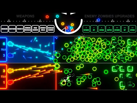 Zombies Upgraded: Neon Zombie Survival Battle