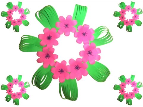 #craftideas #paper #craft #flowers #wallhangers #tips / how to make Wall hanger home decoration