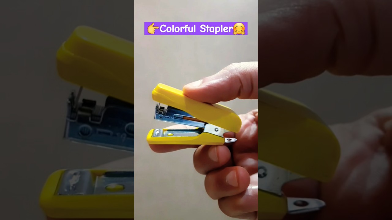 Colorful Stapler 💫 Small Size Stapler #stapler