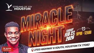 MIRACLE NIGHT| PASTOR GT PENDER| FEB 27, 2026
