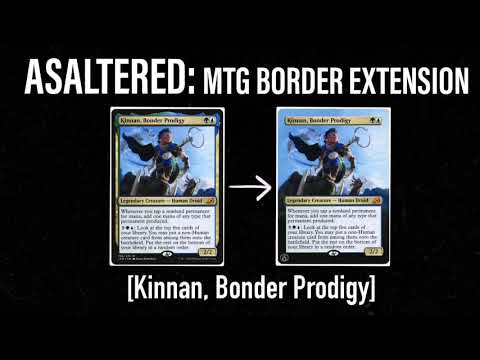 Kinnan, Bonder Prodigy: Magic the Gathering Altered Card EDH