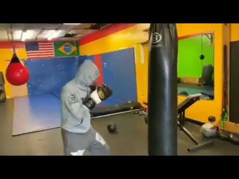 Eric "Outlaw" Hunter training for upcoming fight