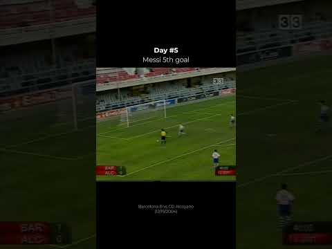 Day #5 | Messi 5th goal | Barcelona B vs CD Alcoyano (12/19/2004)