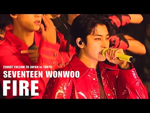 [FACECAM] 230907 세븐틴 원우 FOLLOW TOKYO FIRE 직캠 4K