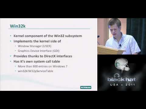 Windows Hooks of Death Kernel Attacks Through User Mode Callbacks   Tarjei Mandt
